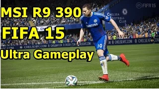 FIFA 15 MSI R390 Ultra Settings Gameplay - Chelsea Vs Manchester United