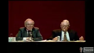 Warren Buffett "We don't have cash around just to have cash" (2001)