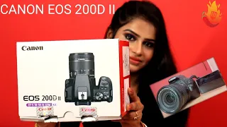 CANON EOS 200D II || UNBOXING & OVERVIEW || ULTIMATE BUDGET DSLR CAMERA || VLOG CAMERA FOR BEGINNERS