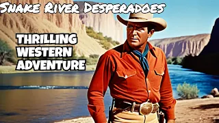 The thrilling Western Snake River Desperadoes 1951 colorized film , Charles Starrett