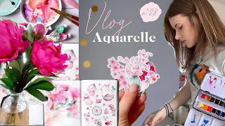 Vlog n°28 🌼 Week end déconnexion 🧘🏼‍♀️ Lancement du thème Rose Cherry 1ere partie 🌸🌷🍬