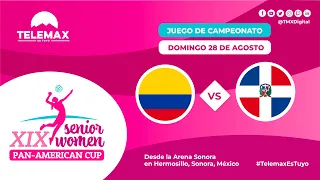 🔴🏐 #CopaPanamericana Senior Women XIX | 🇨🇴 Colombia VS 🇩🇴 Dominicana | 28 de agosto | #TelemaxEsTuyo