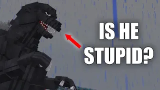 Minecraft's Big Silly Godzilla DLC