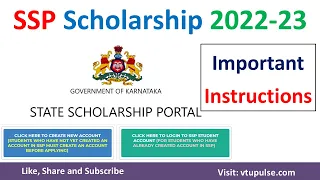 State Scholarship Portal SSP 2022-23  | SSP Portal 2022-23 | Scholarship Application 2022-23