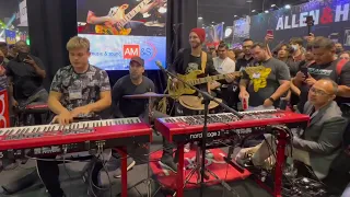 Jesus Molina NAMM 2022 performances @ Nord Booth