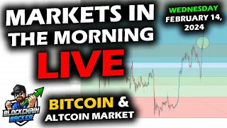 MARKETS in the MORNING, 2/14/2024, Bitcoin $51,700, Altcoin Market Breakout, Stock Sell Off at 4.236