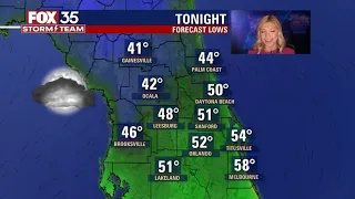 Cold front to bring chilliest temperatures of the season to Central Florida