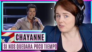 Vocal Coach reacts to Chayanne - Si Nos Quedara Poco Tiempo (Live Video)