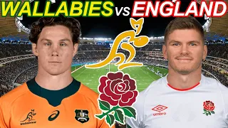 WALLABIES vs ENGLAND 1st Test 2022 Live Commentary