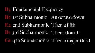 Bass Singing: The 4th Subharmonic