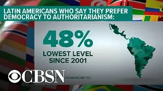 Support for democracy declining in Latin America, report says