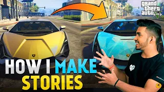 How @TechnoGamerzOfficial Make Stories in GTA V😱 |How to Make your own Story in GTA V Explanation