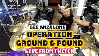 Gee Anzalone - Operation Ground & Pound - Dragonforce - Live from Twitch Drum Stream