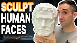 How to Sculpt a Human Face in Clay | Learn Ceramics