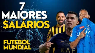 7 MAIORES SALÁRIOS DO FUTEBOL MUNDIAL