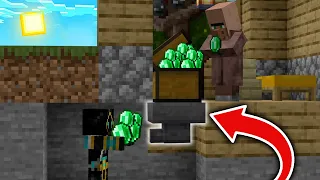 7 FORMAS de ROBAR ESMERALDAS a los ALDEANOS de MINECRAFT!