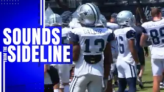 Sounds from the Sideline: Michael Gallup Training Camp | Dallas Cowboys 2023