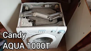 Обзор стиральной машины Candy AQUA 1000T 3,5 kg | 15 лет без отжима 😱