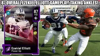 87 OVERALL EZEKIEL ELLIOTT GAMEPLAY! ANKLE BREAKING JUKE MOVE! | MADDEN 20 ULTIMATE TEAM