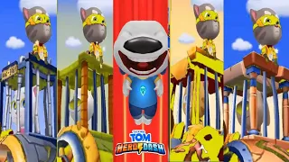 TALKING TOM HERO DASH -- YELLOW HERO TOM SAVING ALL CHARACTER & HERO HANK CLASSIC RUN MIRROR MODE