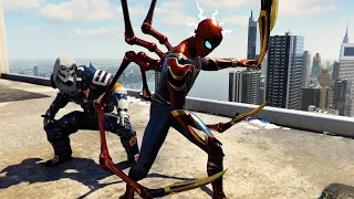 Spider-Man Vs Taskmaster at Avengers Tower - Spider-Man PS4