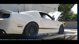 2 Shelby Mustangs on the Dyno on the same day at Power by the hour