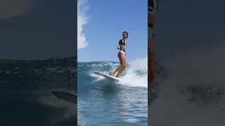 How’s That Foot Work… | Victoria Vergara. #RipCurl #Surfing #Longboarding