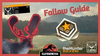 GET YOUR GREAT ONE FALLOW IN TE AWAROA!! Fallow Guide for Te Awaroa : : TheHunter: Call of the Wild