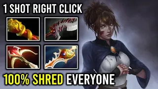 100% Shred Everyone Like Paper 1 Shot Unleash Brutal Burst Max Crit Physical DMG Carry Marci Dota 2