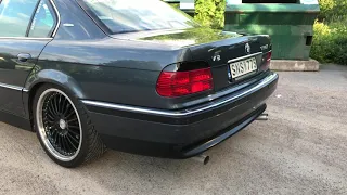 BMW E38 750i V12 Exhaust Sound