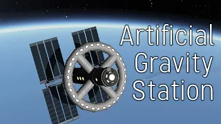 How to build an Artificial Gravity Space Station! - Kerbal Space Program