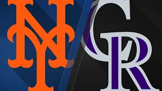 Nimmo's 2-HR, 4-hit game leads Mets over Rox: 6/18/18