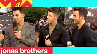 Jonas Brothers Talk VMAs Performance | 2019 Video Music Awards