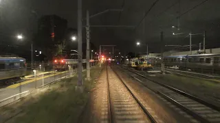 Driver's Pre Dawn View Flinders St to Pakenham. Part 1 Express to Dandenong.