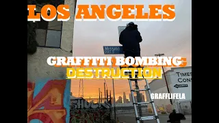 Graffiti Destruction In Los Angeles - March 2022 - LA Graff #grafflifela #graffiti