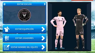 Como poner el uniforme del INTER MIAMI en la dream lueague soccer