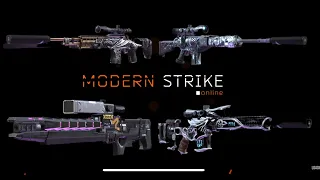 😱 Демонстрация всех скинов со спецэффектами ВСЕХ снайперских винтовок 😱 | Modern Strike Online