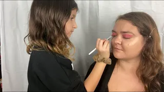 ASMR Getting my makeup done