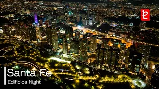 Vista Nocturna de Santa Fe, Ciudad de México | www.edemx.com