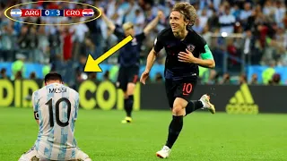 Lionel Messi and Argentina will never forget Great Performance Luka Modric in this match