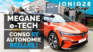 Essai conso Megane e-Tech EV60 : la Renault au niveau des meilleures ? (Ioniq 28 challenge)