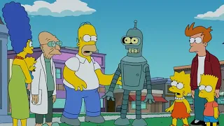 The Simpsons Meets Futurama who Wants Homer Dead