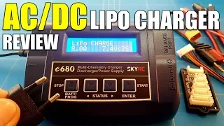 SkyRc e680 AC/DC LIPO CHARGER REVIEW (GREAT FOR CHARGING AT HOME)