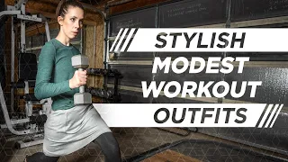 How to Dress MODESTLY at the Gym | Stylish Modest Workout Outfits!