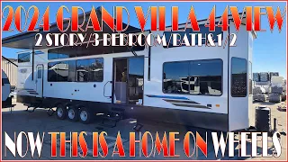 Tiny Home On Wheels! 2024 Salem Grand Villa 44VIEW Mobile Mansion Trailer @ Couchs RV Nation