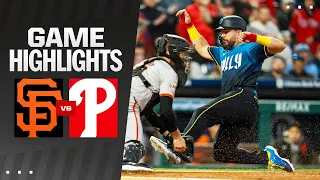 Giants vs. Phillies Game Highlights (5/3/24) | MLB Highlights