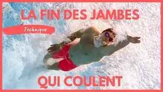 Battements en natation ! Comment ne plus avoir les jambes qui coulent ?