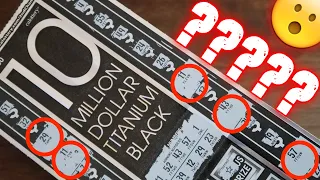 HUH?! WE WON BUT WHAT IS THIS?? $10 Million Titanium Black $30 Lottery Scratchers