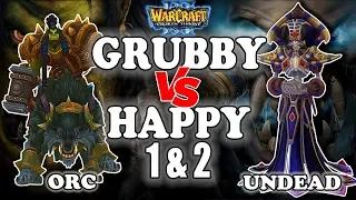 Grubby | "Grubby vs Happy - Game 1 & 2" | Warcraft 3 | ORC vs UD