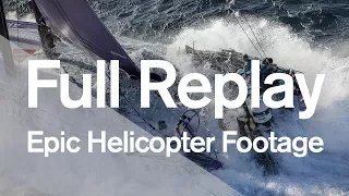 Full Replay: Epic helicopter footage of the Leg 2 start!